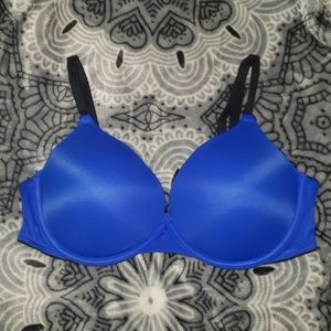 Royal blue pink bra